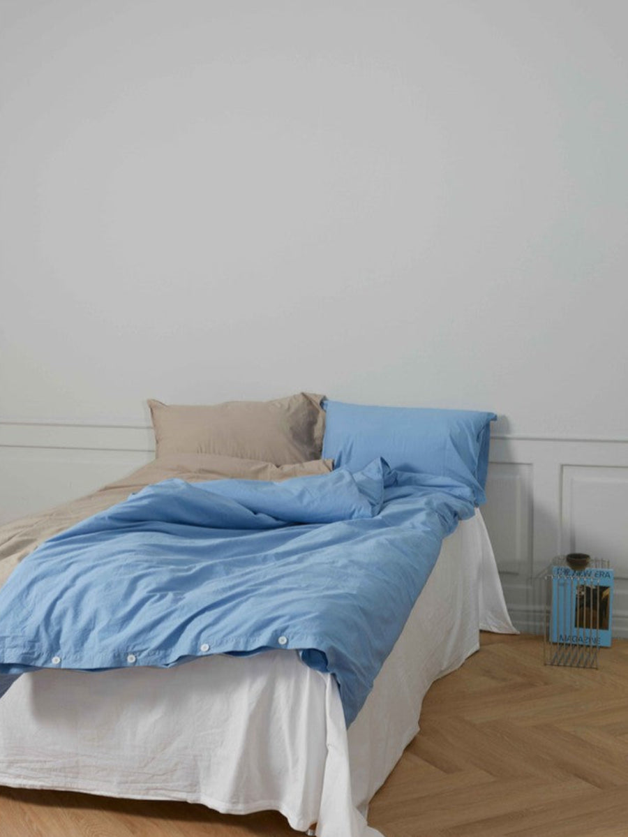 DAWN Percale Duvet Cover (140x200) Duvet Cover Midnight Blue