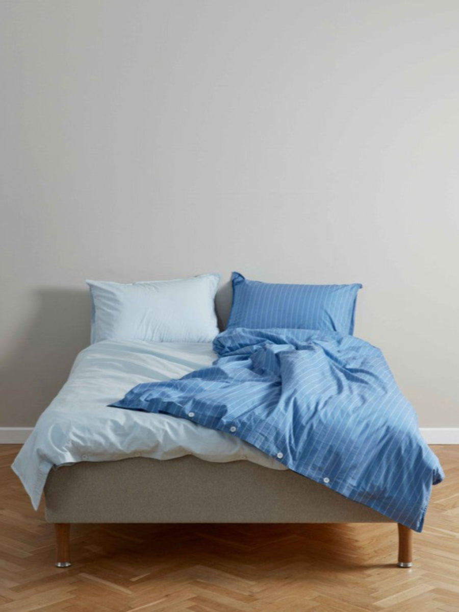 DAWN Percale Duvet Cover (140x220) Duvet Cover Arctic Blue