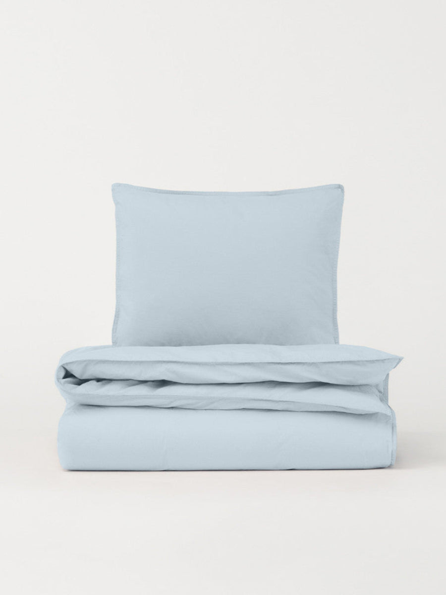 DAWN Percale Duvet Cover (140x220) Duvet Cover Arctic Blue