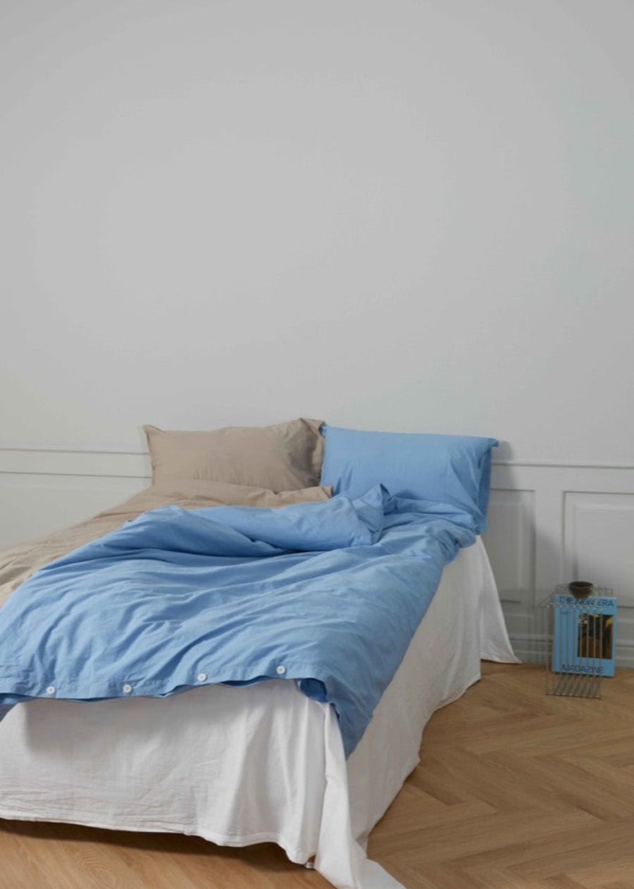 DAWN Percale Duvet Cover (140x220) Duvet Cover Midnight Blue