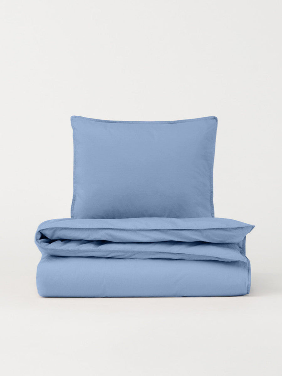 DAWN Percale Duvet Cover (140x220) Duvet Cover Midnight Blue