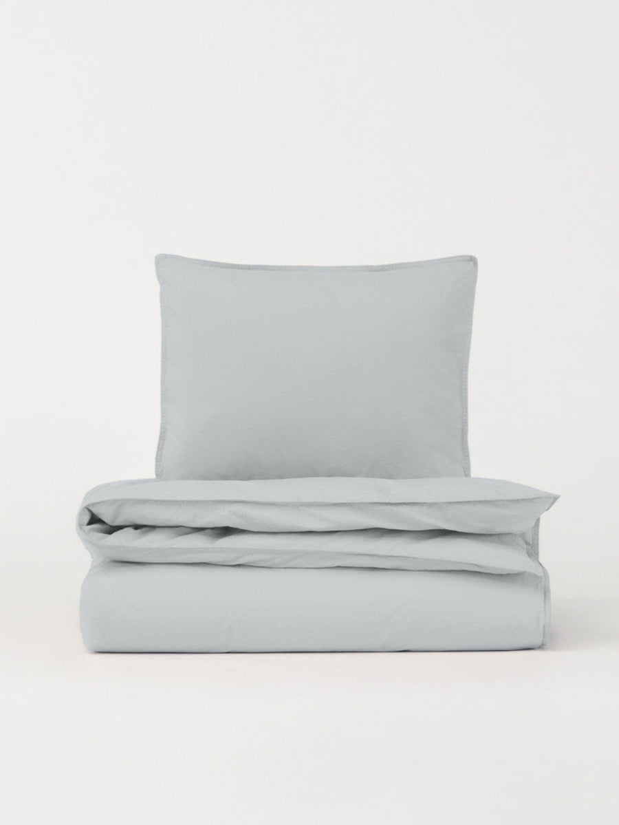 DAWN Percale Duvet Cover (140x220) Duvet Cover Pearl Grey