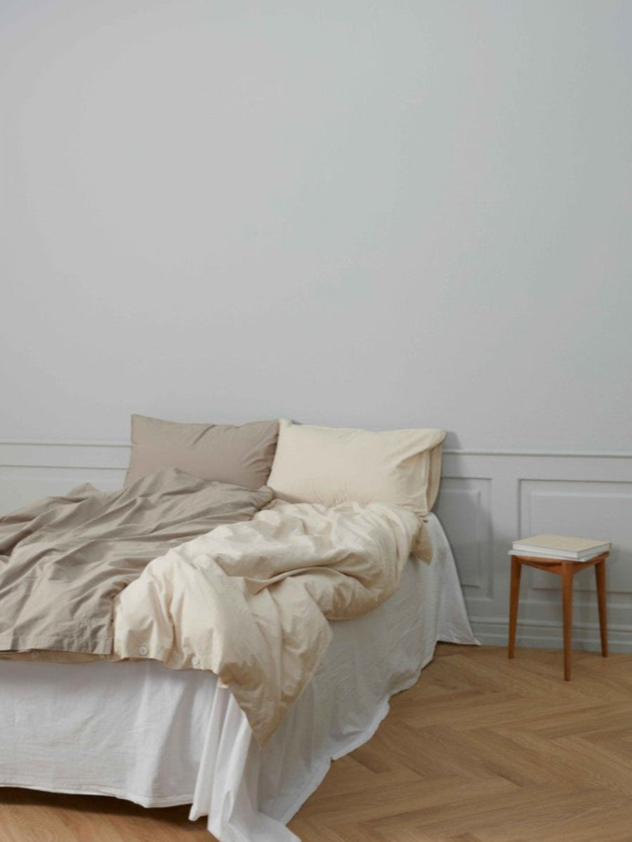DAWN Percale Duvet Cover (140x220) Duvet Cover Stone