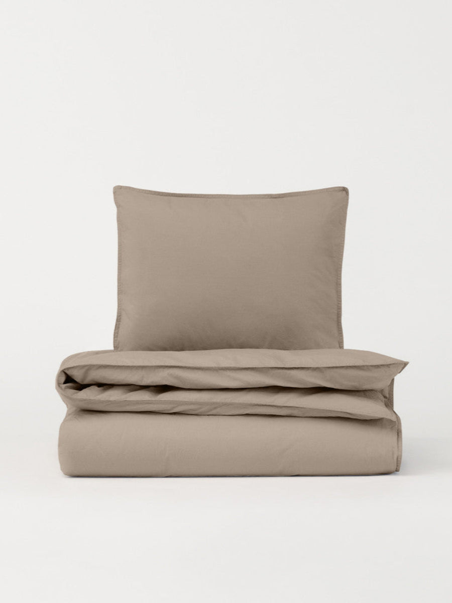 DAWN Percale Duvet Cover (140x220) Duvet Cover Stone