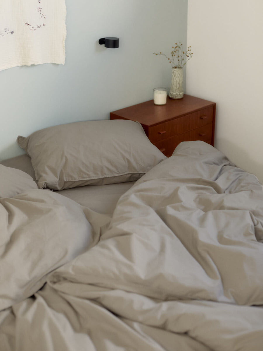 DAWN Percale Dynebetræk Duvet Cover Stone