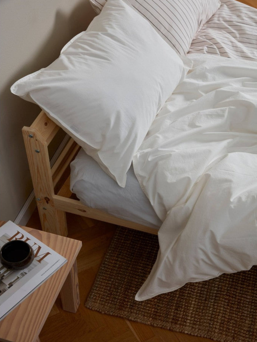 DAWN Percale Dynebetræk Duvet Cover Bright White