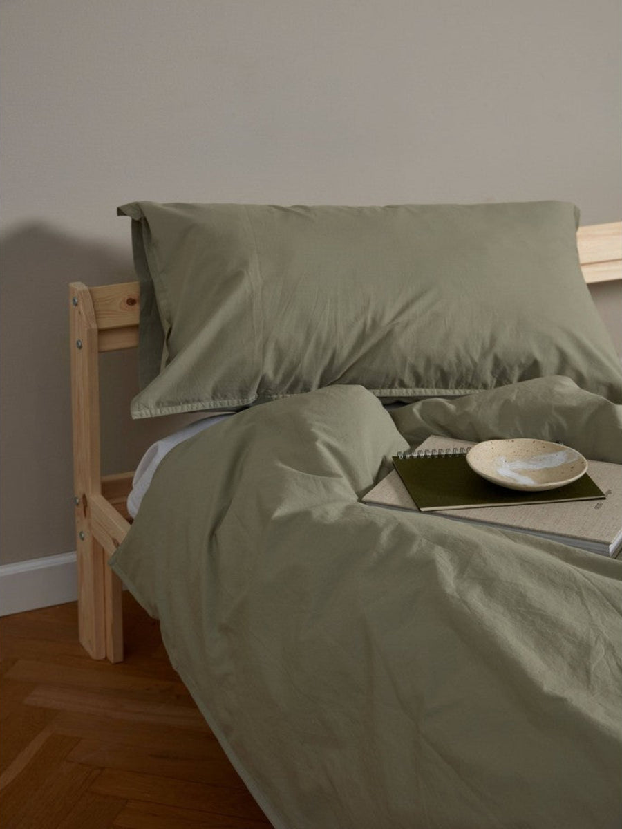 DAWN Percale Dynebetræk Duvet Cover Nordic Green