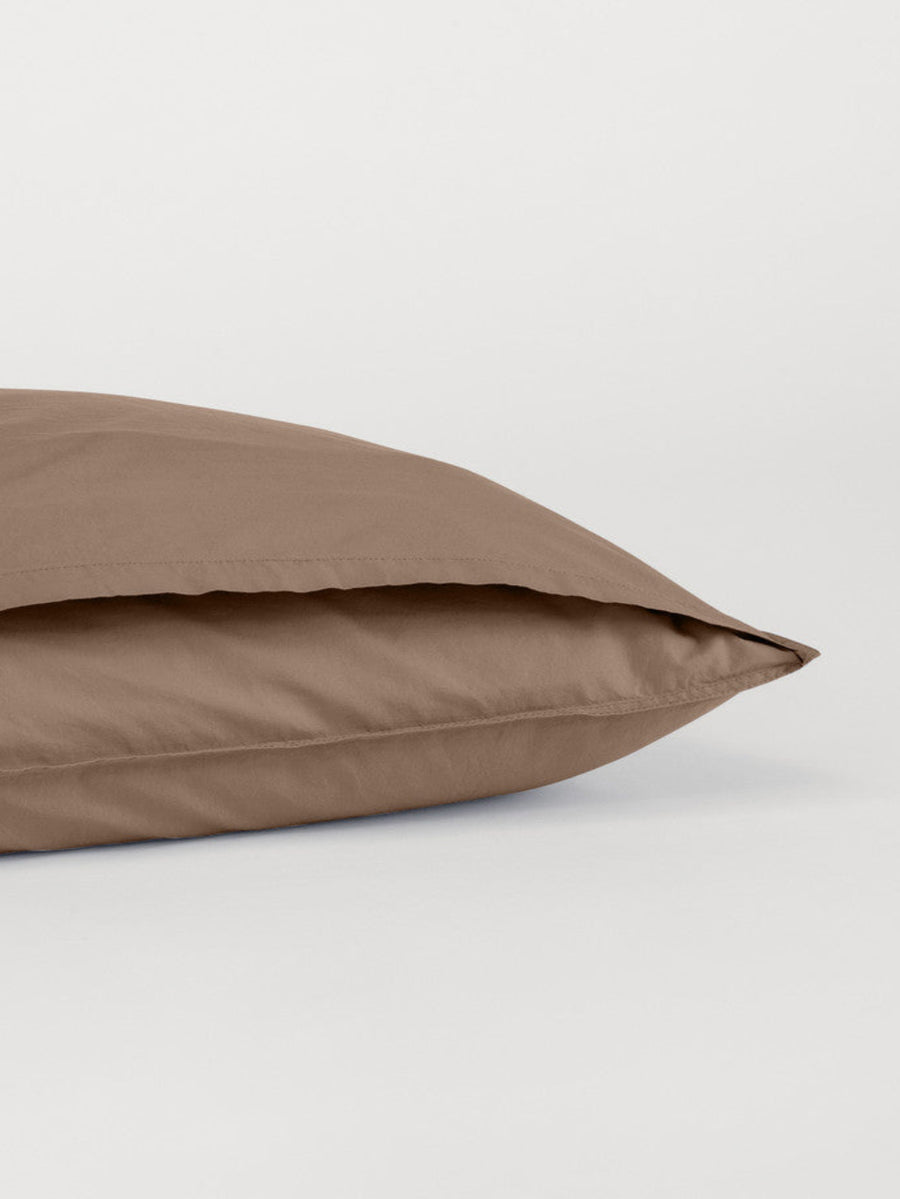 DAWN Percale Dynebetræk Duvet Cover Mocha Brown