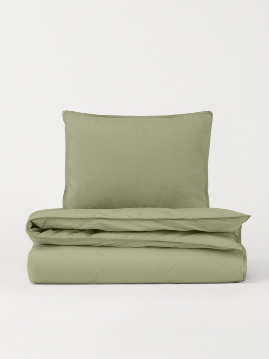 DAWN Percale Dynebetræk Duvet Cover Nordic Green