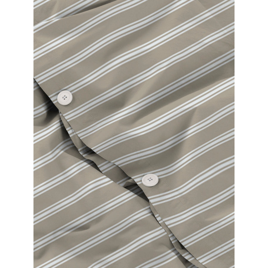 DAWN Percale Dynebetræk Duvet Cover Stone / Pearl Grey