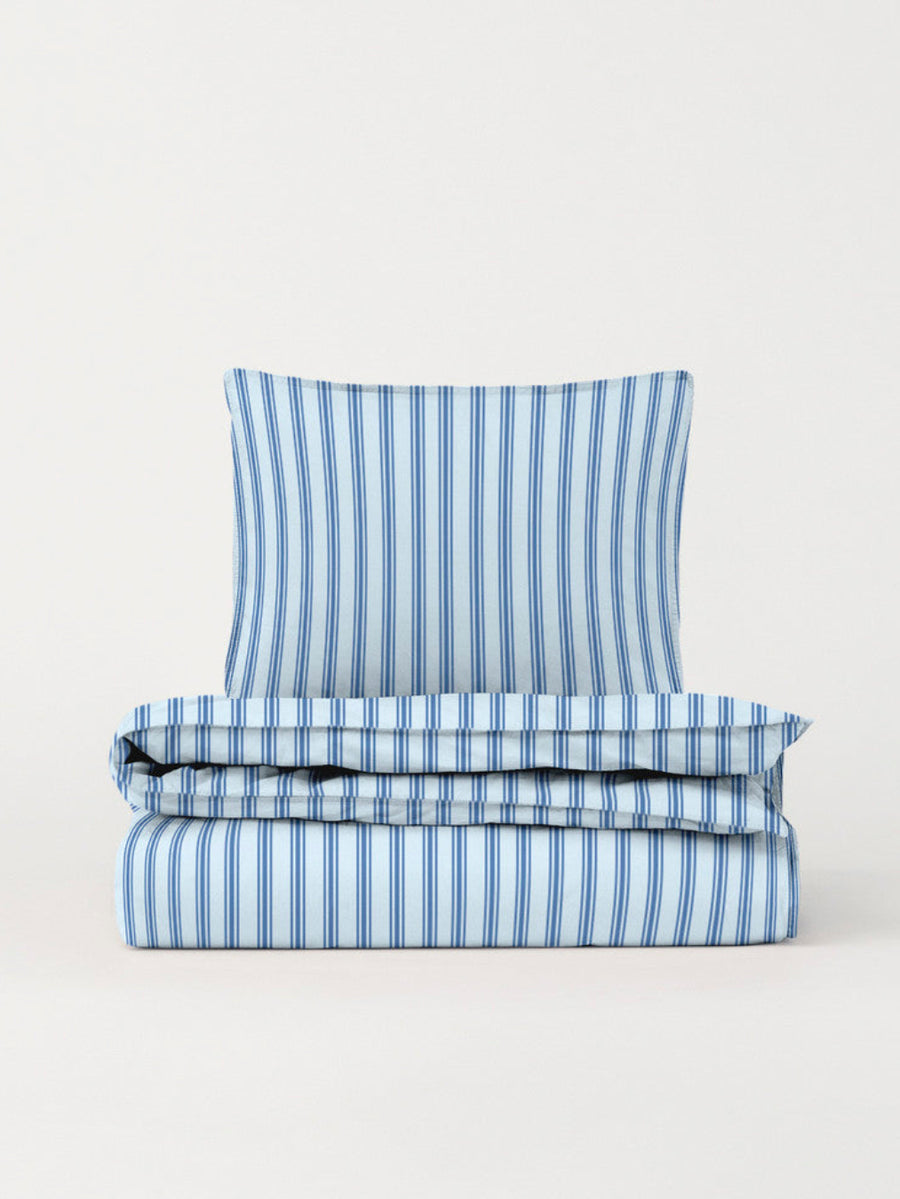 DAWN Percale Dynebetræk Duvet Cover Arctic Blue / Midnight Blue