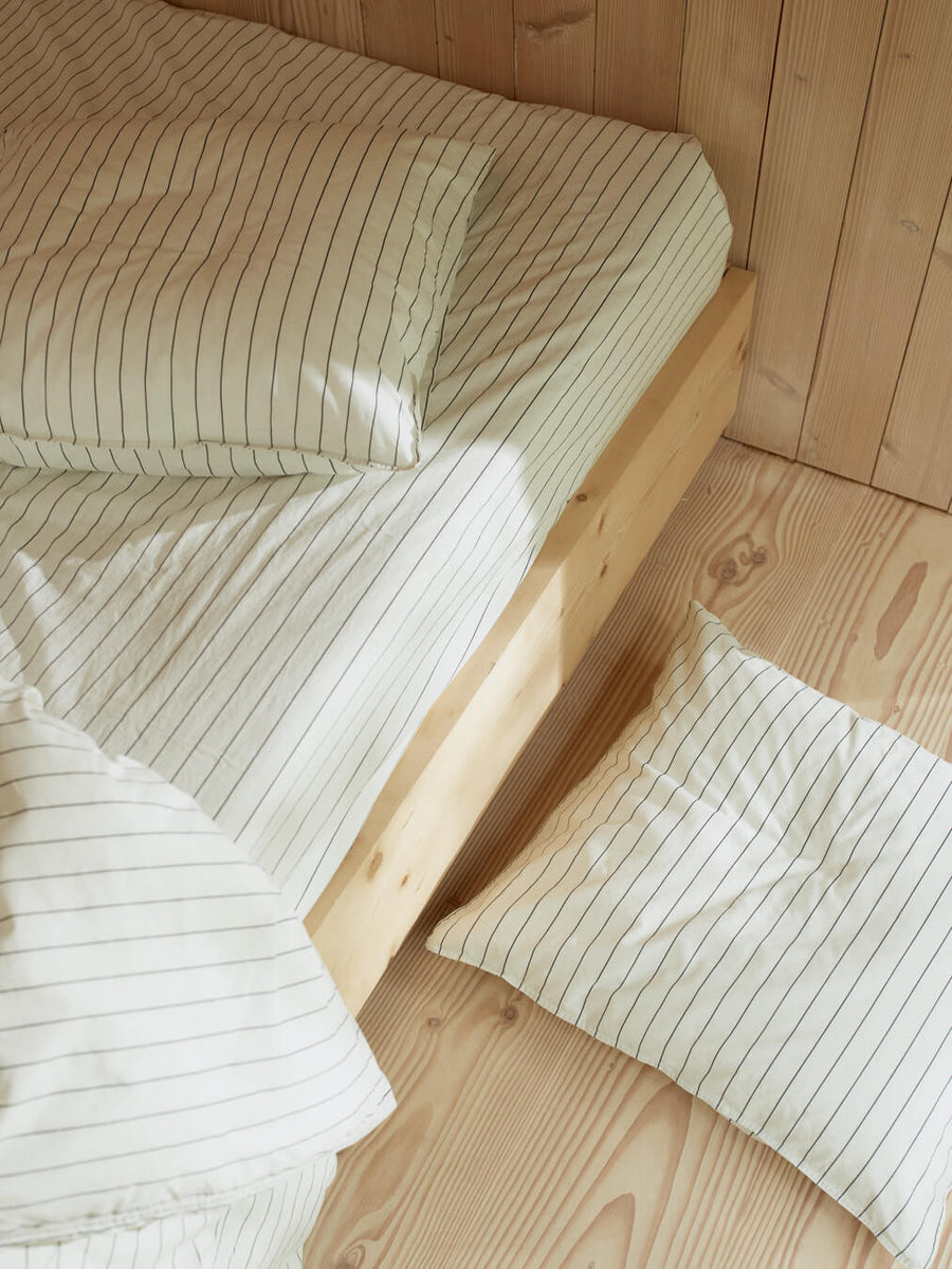 DAWN Percale Dynebetræk Duvet Cover Pinstripe Pure