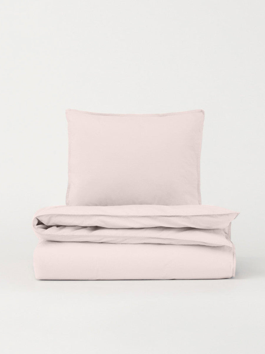 DAWN Percale Dynebetræk Baby/Junior Duvet Cover Soft Rose