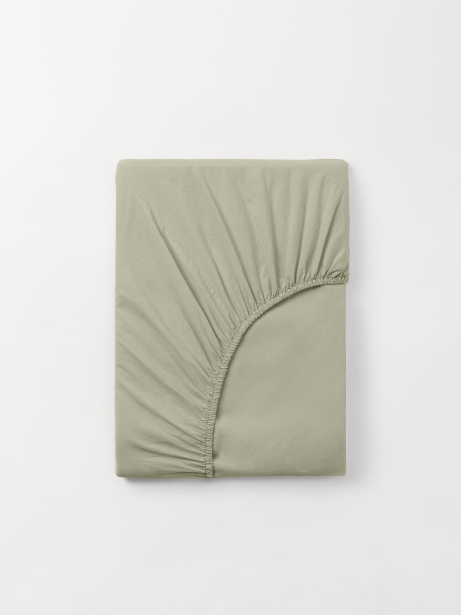 DAWN Percale Faconlagen (140x200x35) Bed Sheets Overcast