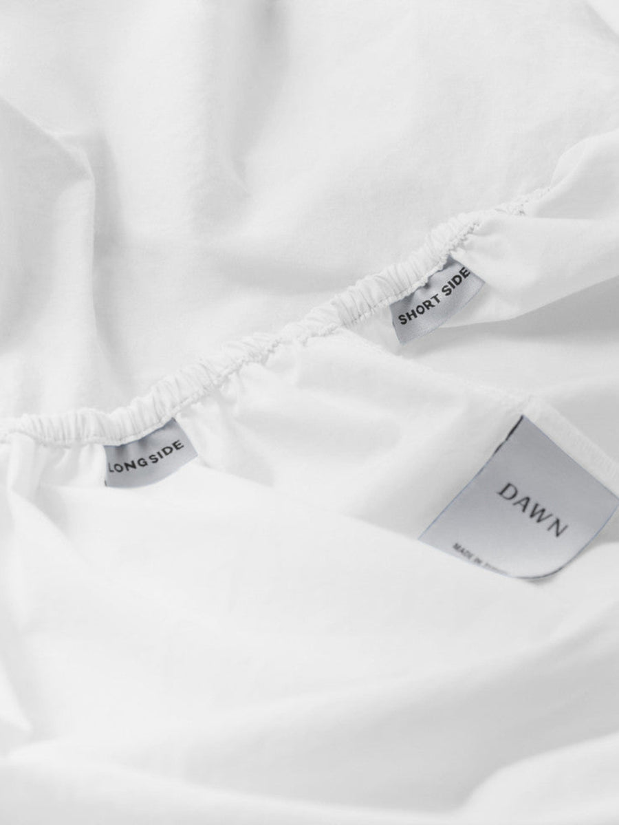 DAWN Percale Faconlagen (140x200x35) Bed Sheets Bright White