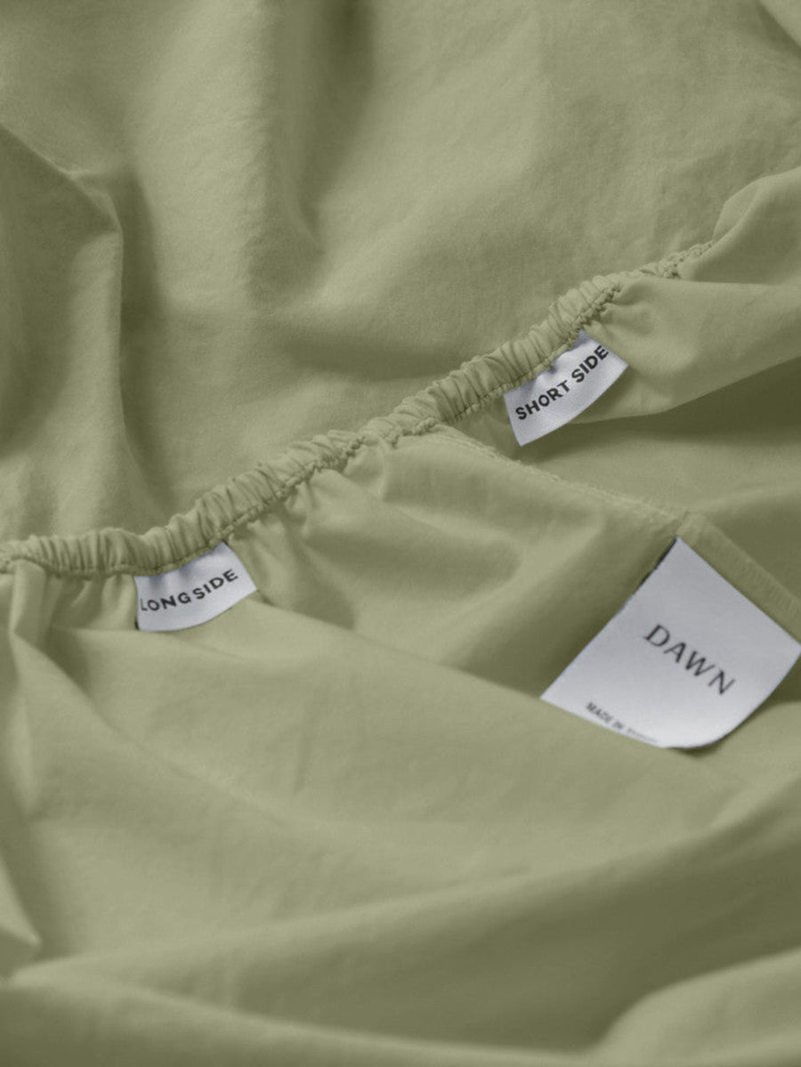 DAWN Percale Faconlagen (140x200x35) Bed Sheets Nordic Green