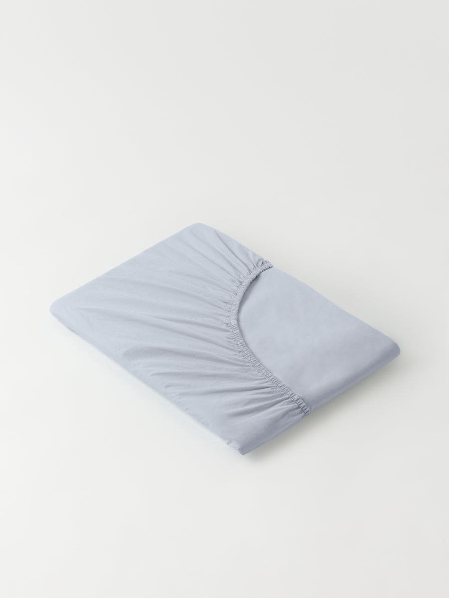 DAWN Percale Faconlagen (180x200x35) Bed Sheets Arctic Blue