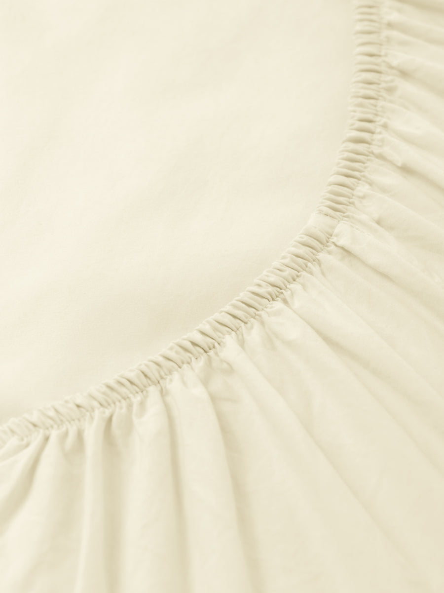 DAWN Percale Faconlagen (90x200x35) Bed Sheets Elderflower