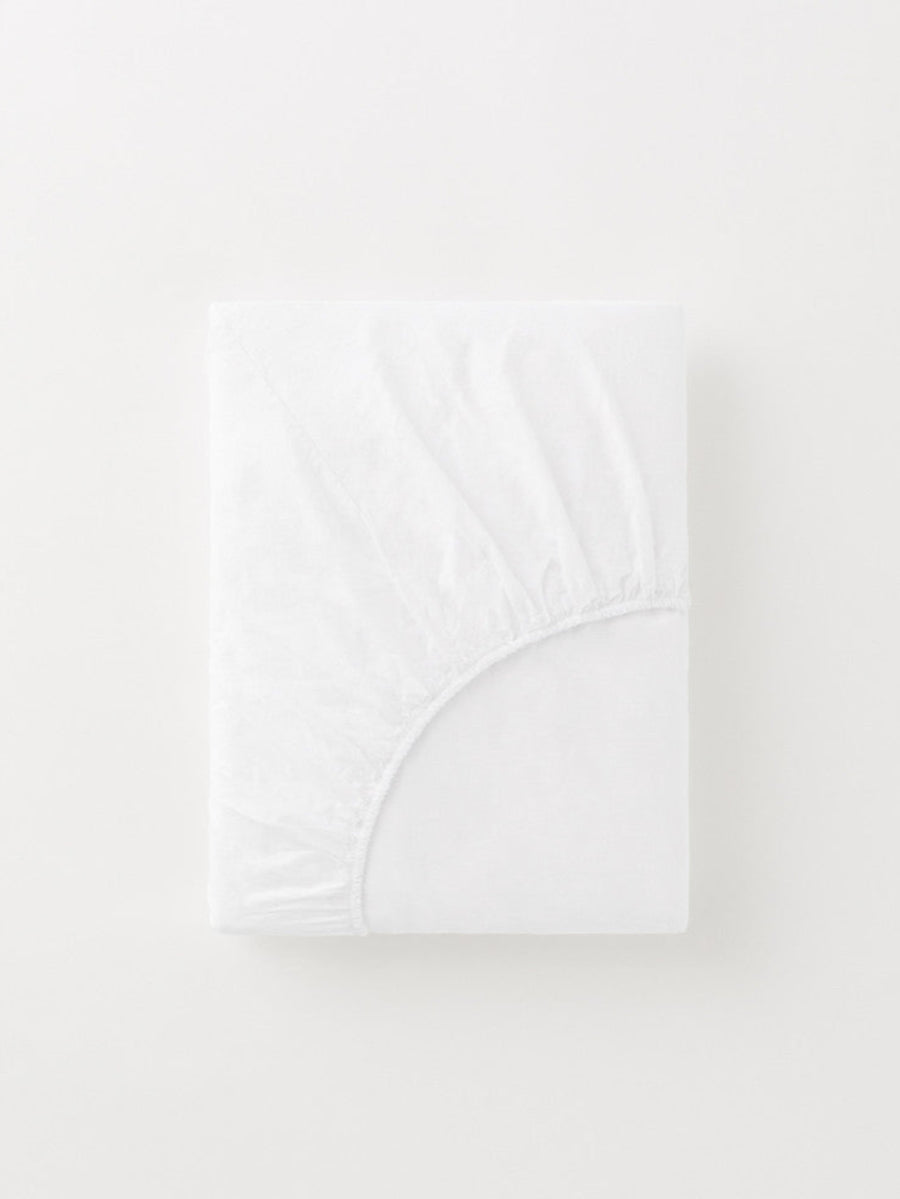 DAWN Percale Faconlagen (90x200x35) Bed Sheets Bright White