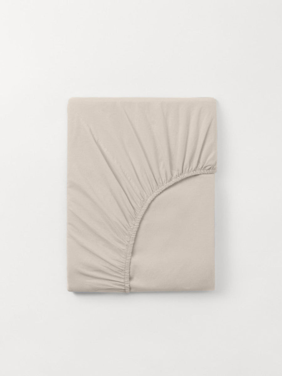 DAWN Percale Faconlagen (90x200x35) Bed Sheets Ivory