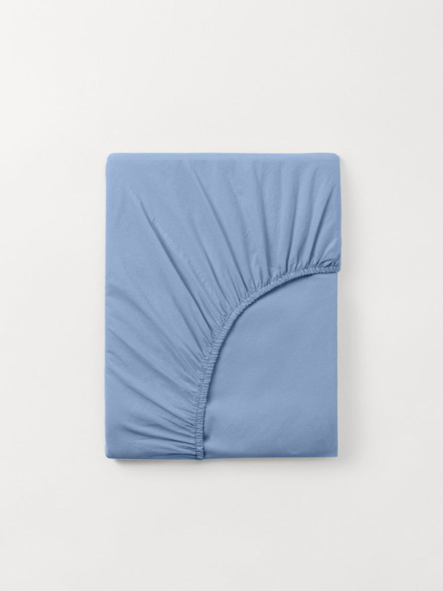 DAWN Percale Faconlagen (90x200x35) Bed Sheets Midnight Blue