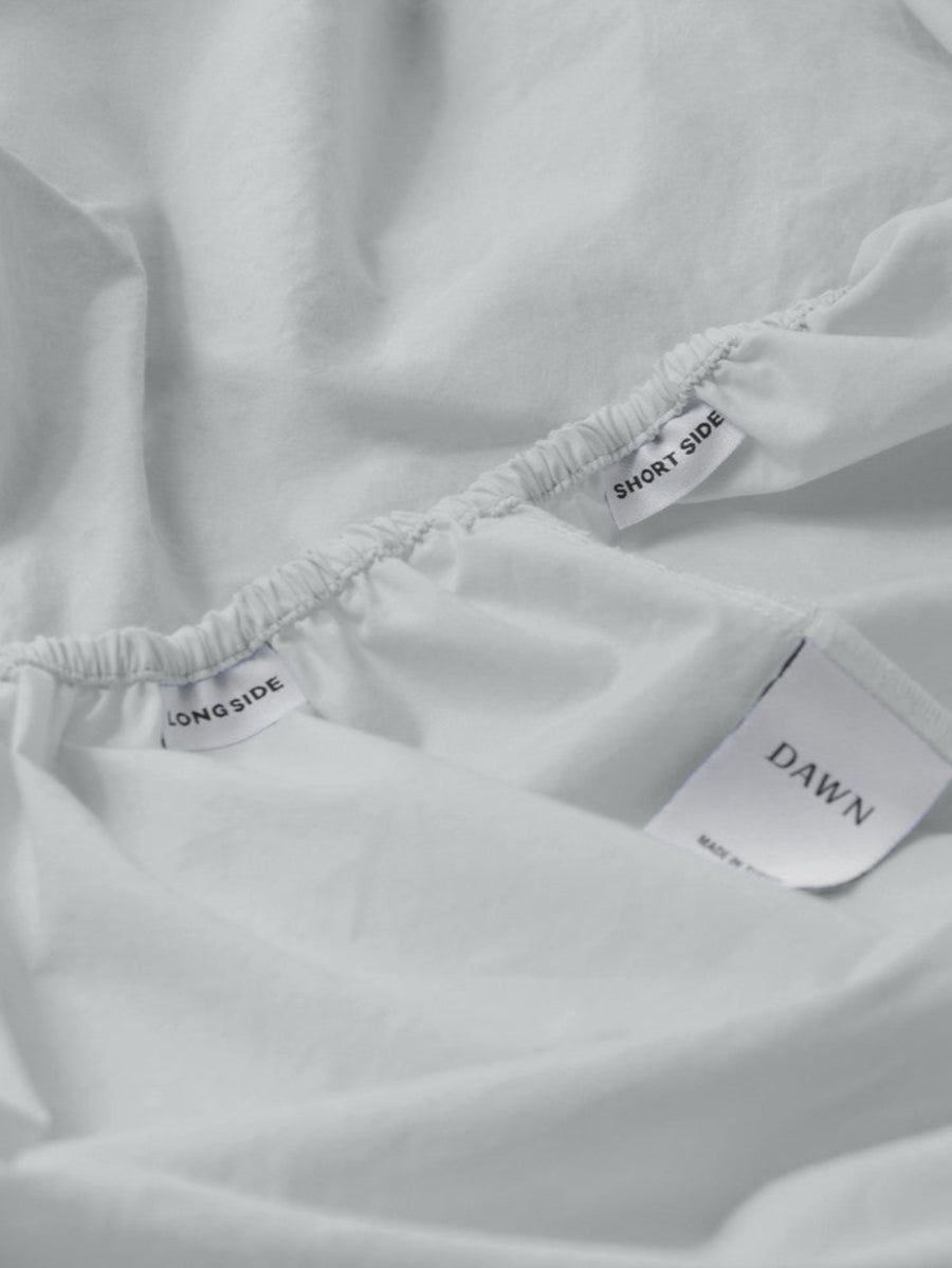 DAWN Percale Faconlagen (90x200x35) Bed Sheets Pearl Grey