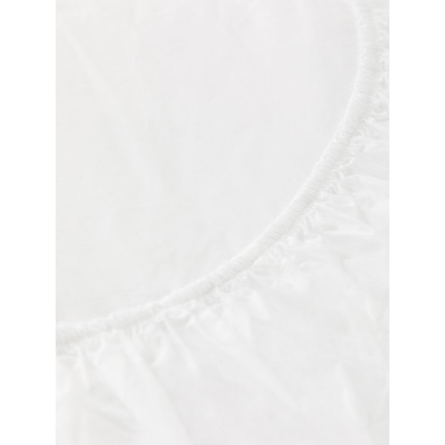 DAWN Percale Fitted Sheet (180x200x35) Bed Sheets Bright White