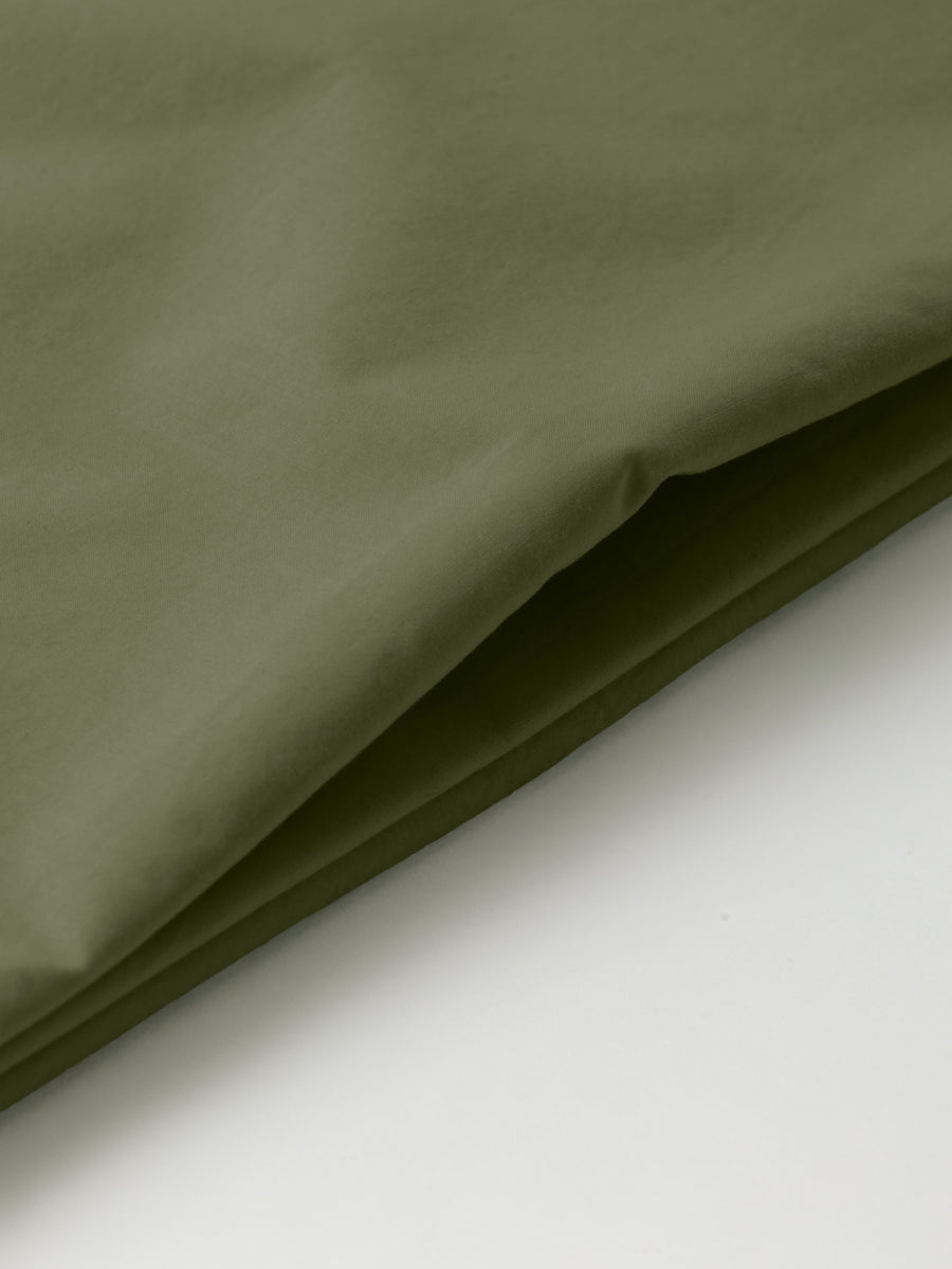 DAWN Percale Fladt Lagen (260x260) Bed Sheets Olive