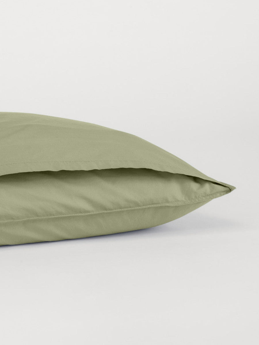 DAWN Percale Pudebetræk (50x70) Pillowcase Nordic Green