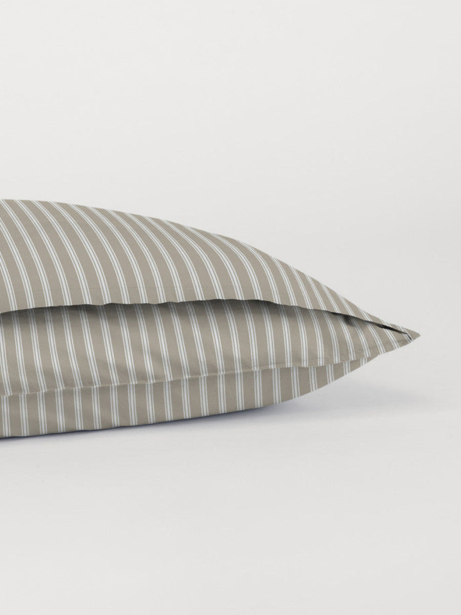 DAWN Percale Pudebetræk (50x70) Pillowcase Stone / Pearl Grey