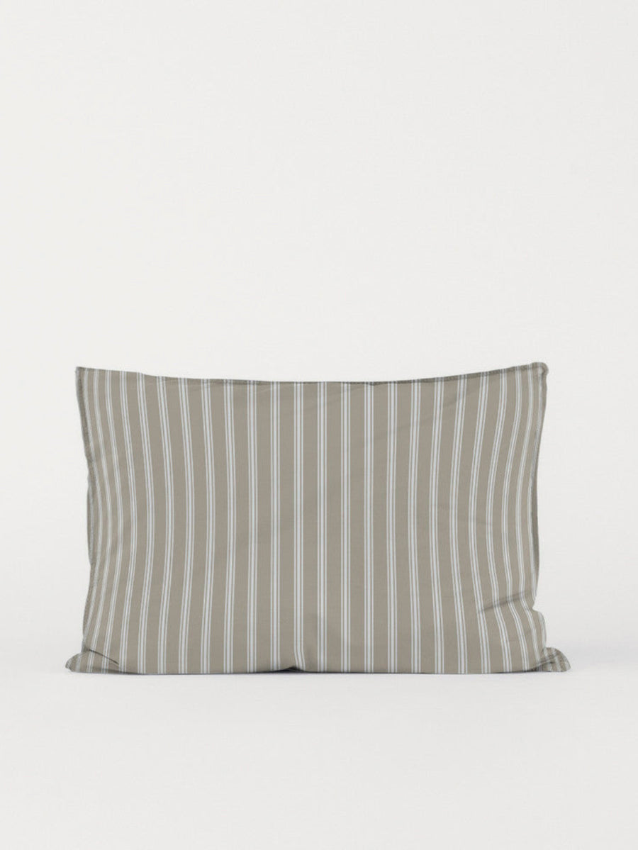 DAWN Percale Pudebetræk (50x70) Pillowcase Stone / Pearl Grey