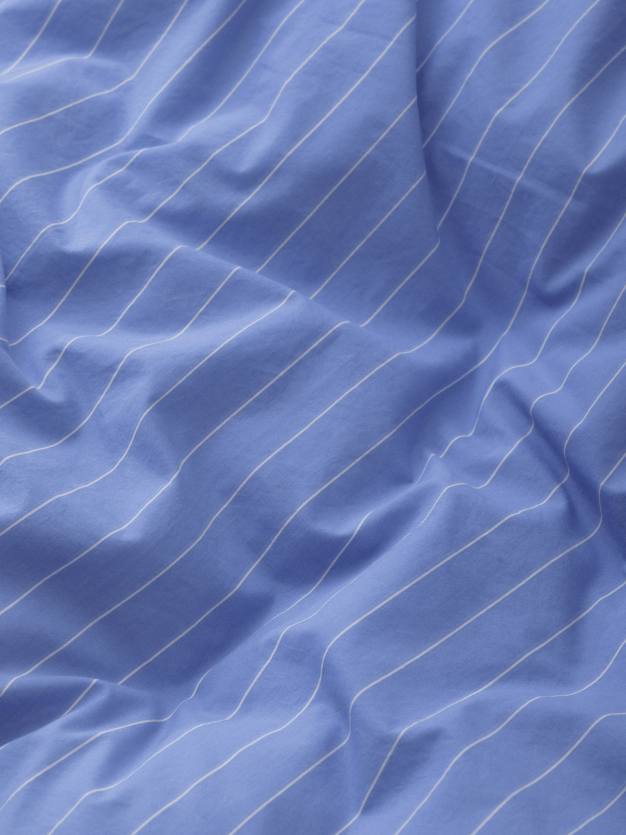 DAWN Percale Pudebetræk (50x70) Pillowcase Pinstripe Cornflower