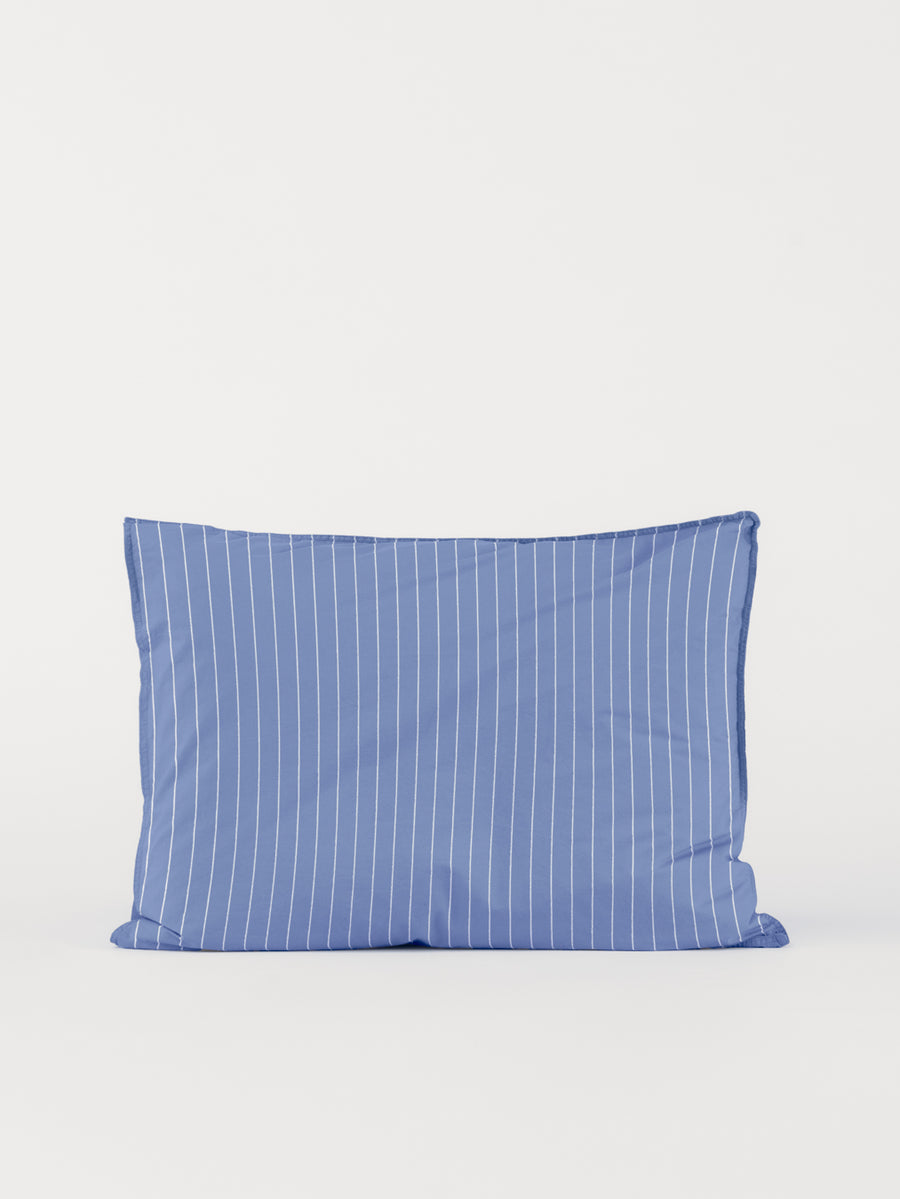 DAWN Percale Pudebetræk (50x70) Pillowcase Pinstripe Cornflower