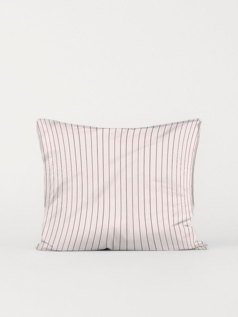 DAWN Percale Pudebetræk (60x63) Pillowcase Soft Rose / Chocolate